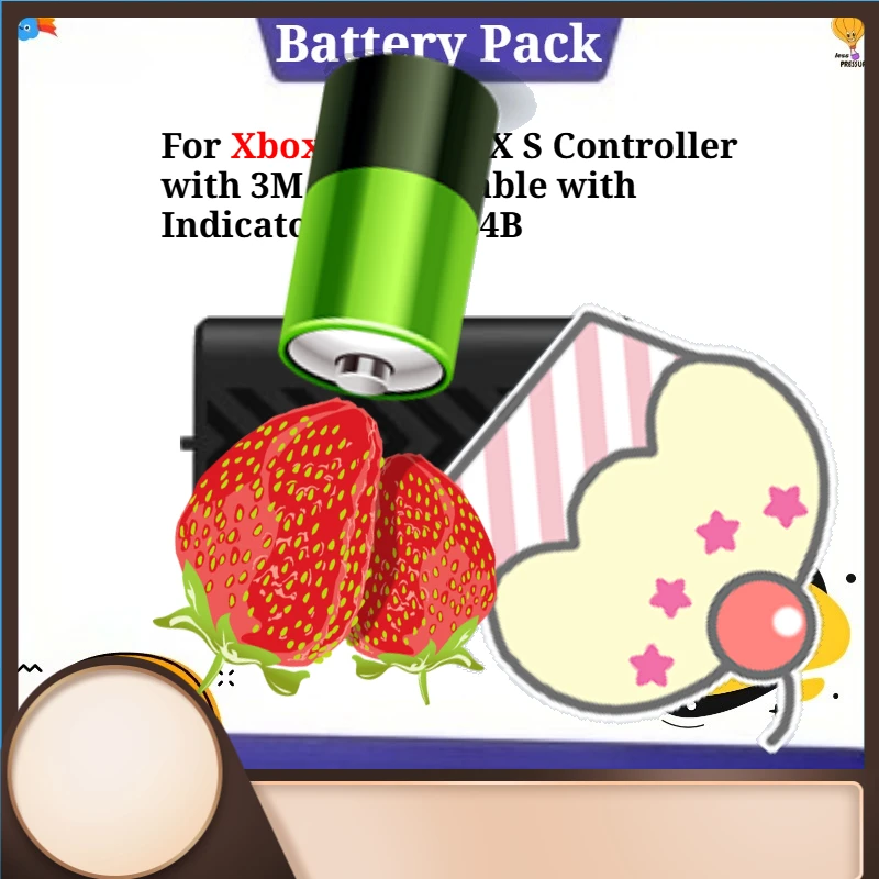 

1200mAh Rechargeable Batteries Packr For Xboxes Series X S Controller with 3M Charge Cable with Indicator TYX-0634B