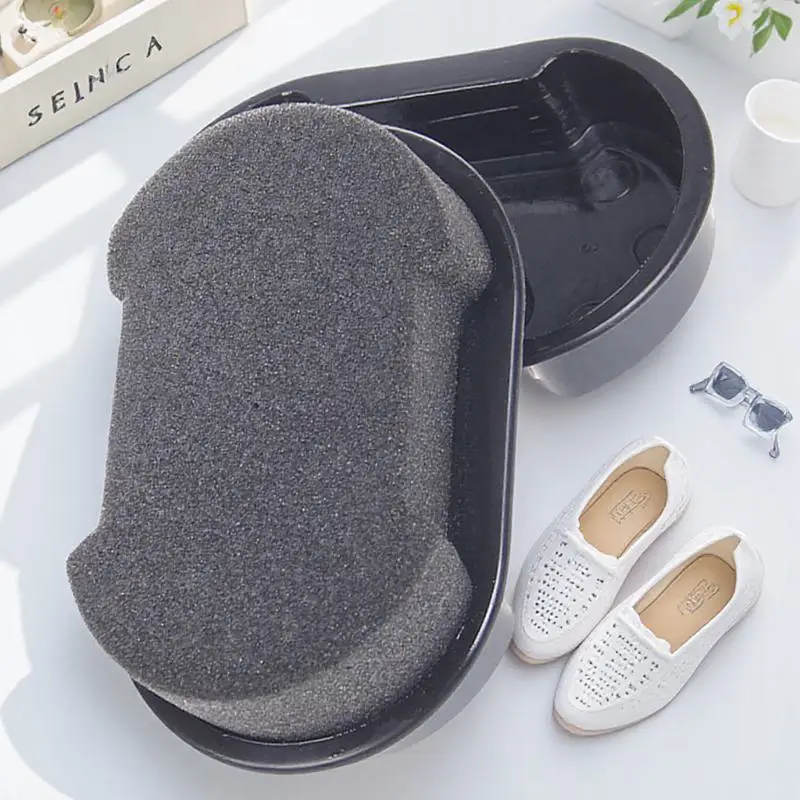 

Shoe Wax Polish Double-Sided Portable Shine Tool For Natural Synthetic Shoes Waterproof Gloss Finish Shoe Polish Brush