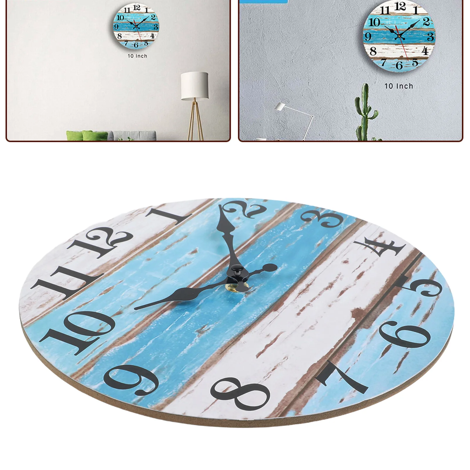Clock Wall Clock 25*25cm Battery Operated Compact Size Silent Stylish Design Universial Brand-New Bedroom Clock