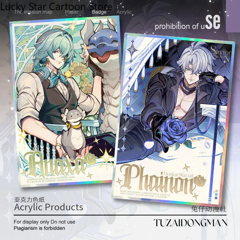 Nuevo Castorice Anaxa Khaslana Herta Honkai: Star Rail doble Flash Color papel Cosplay juego Anime regalo de cumpleaños Halloween