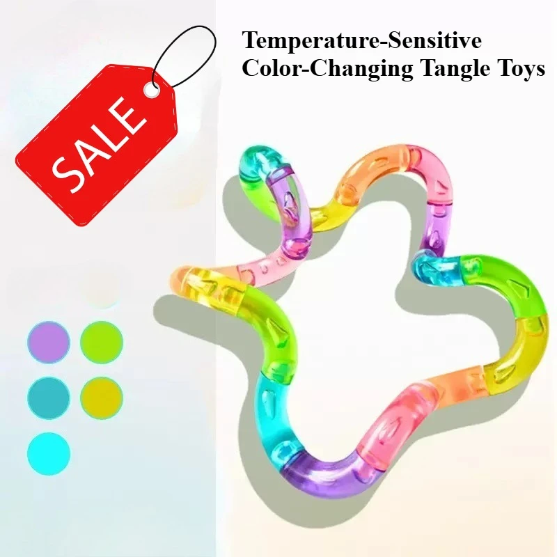 

Children's decompression temperature change Pinch East Concentration Anxiety Quit Finger Toys Unlimited decompression Toys Twist