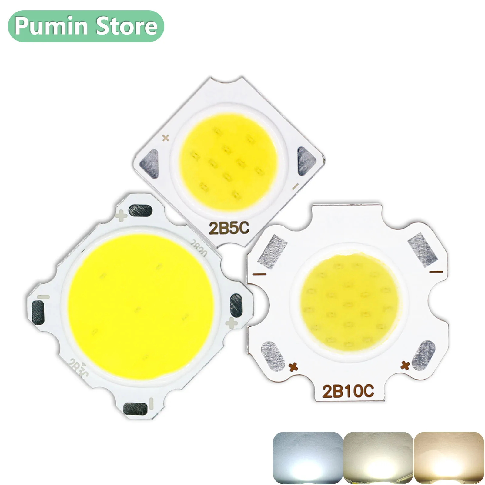 Smd Led Natutal white Cold White Warm White 3W 5W 7W 10W 10*22mil 100-120LM/W 1313 2020 2422 For Home Lighting Light Source DIY