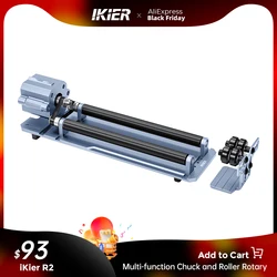 New ikier R2 Automatic Rotary Roller For Laser Engraving Machine