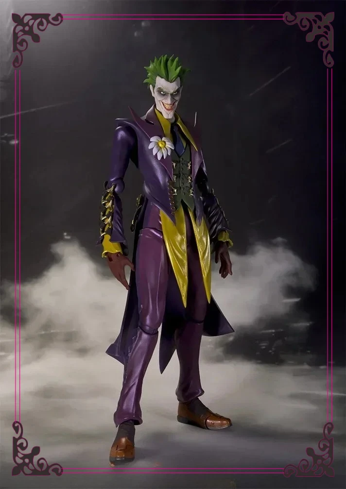 

In Stock Bandai Original MARVEL S.H.Figuarts SHF INJUSTICE JOKER Figure Model Collection Toy Gift