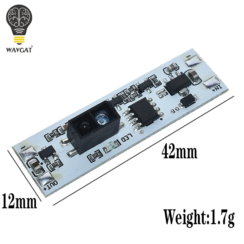 Sensor de escaneo de corta distancia, módulo de Interruptor de Sensor de mano de barrido, 36W, 3A, voltaje constante para casa inteligente automática, Compatible con XK-GK-4010A