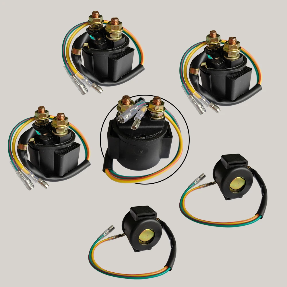 1/2/4pc Starter Relay for Kawasaki KZ200 78-79 96-00 KZ250 80-81 01-04 KZ250C CSR 82 2002-2004 KZ 250 LTD 1983 1995-1997 KZ 200
