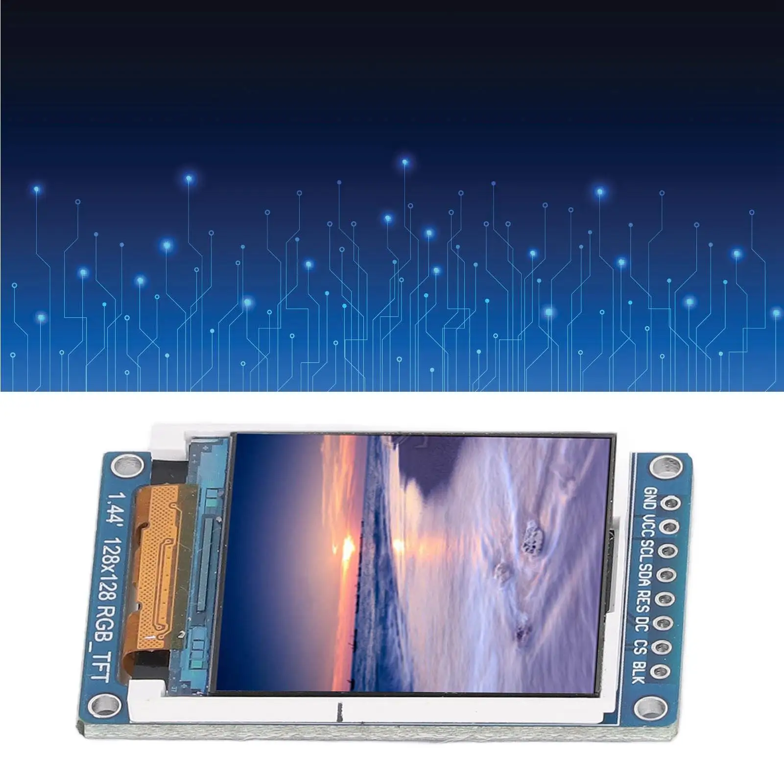 1.44 TFT LCD Display Module ST7735 IPS 128x128 HD Screen - Wide Viewing Angle