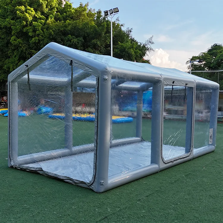 Customized manufacturers customize new outdoor mobile inflatable car cover inflatable closed-air tent activity exhibition tent