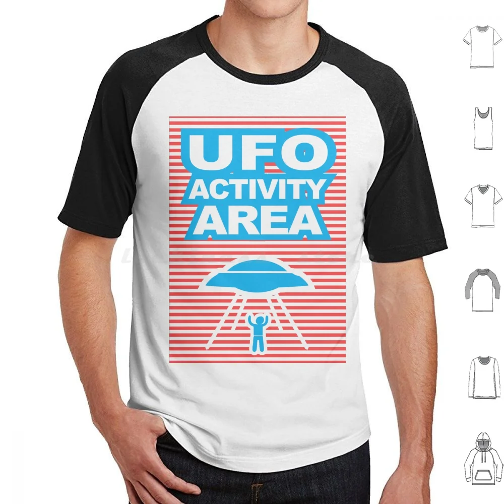 Ufo Activity Area T Shirt 6xl Cotton Cool Tee Funny Typography Funny Humor Funny Design Geek Area 51 Ufo Invasion Attack