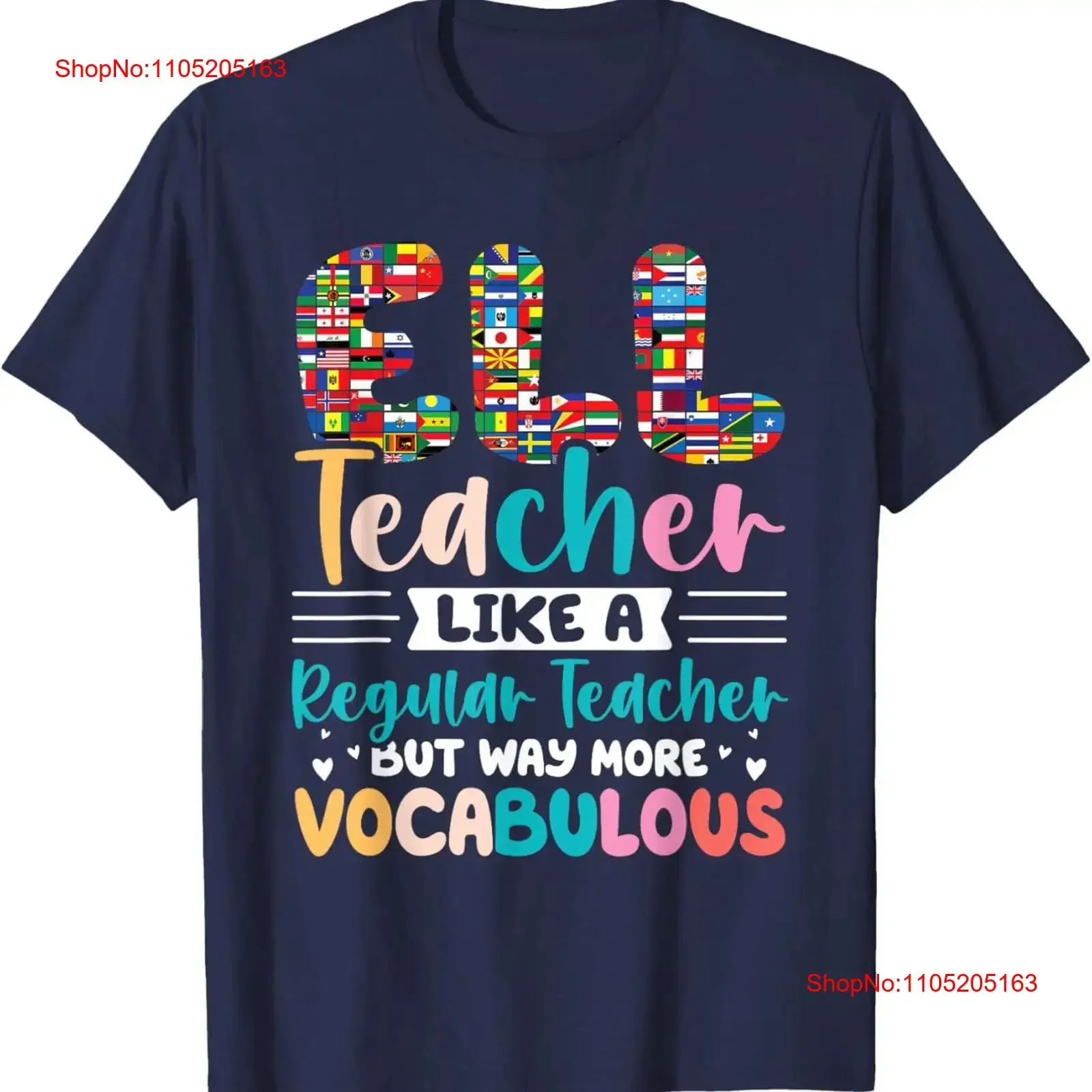 ELL Teacher Outfits for English Language T Shirt  vintage Washed Slightly Versatile Stretched Breathable graphic