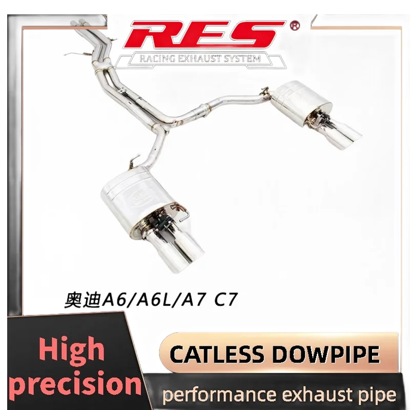 

Выхлопная система Valvetronic Catback для AUDI A6 A7 C7 RES из нержавеющей стали с дистанционным управлением