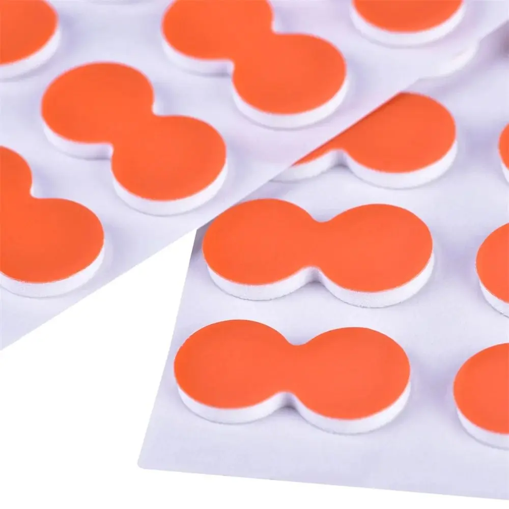 

24Pcs EVA Strike Indicator Orange Big Buoyancy Fishing Float Lightweight Self-adhesive Fly Fishing Indicator Fishing