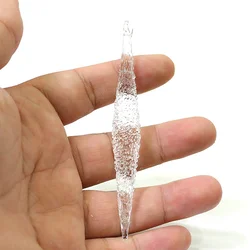 Christmas Ornament Transparent Crystal Glass Ice Lantern Heart Sock Shape Pendant Xmas Tree Hanging Decor New Year Party Supply