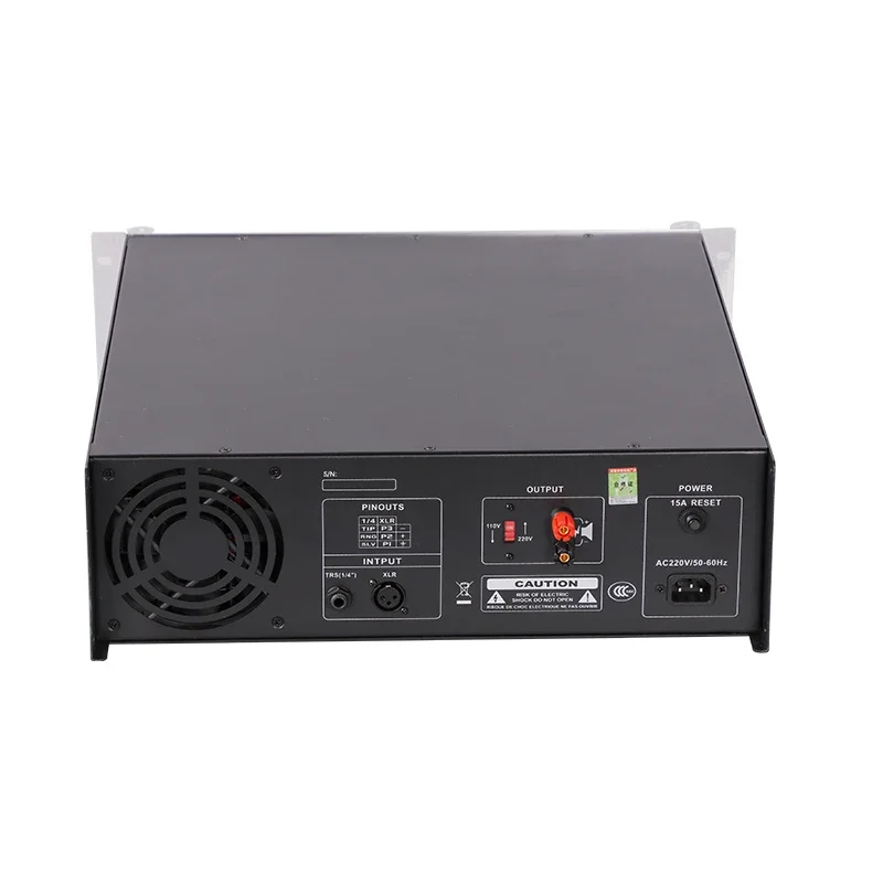 Home Theater High Power PA Amplifier 3U 1000w Pure Power Amplifier