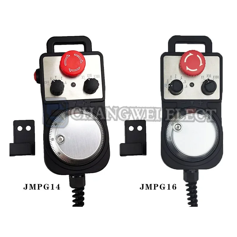 NC 4/5/6 ejes mpg volante colgante generador de pulsos manual con parada de emergencia para sistema Siemens Mitsubishi Fanuc