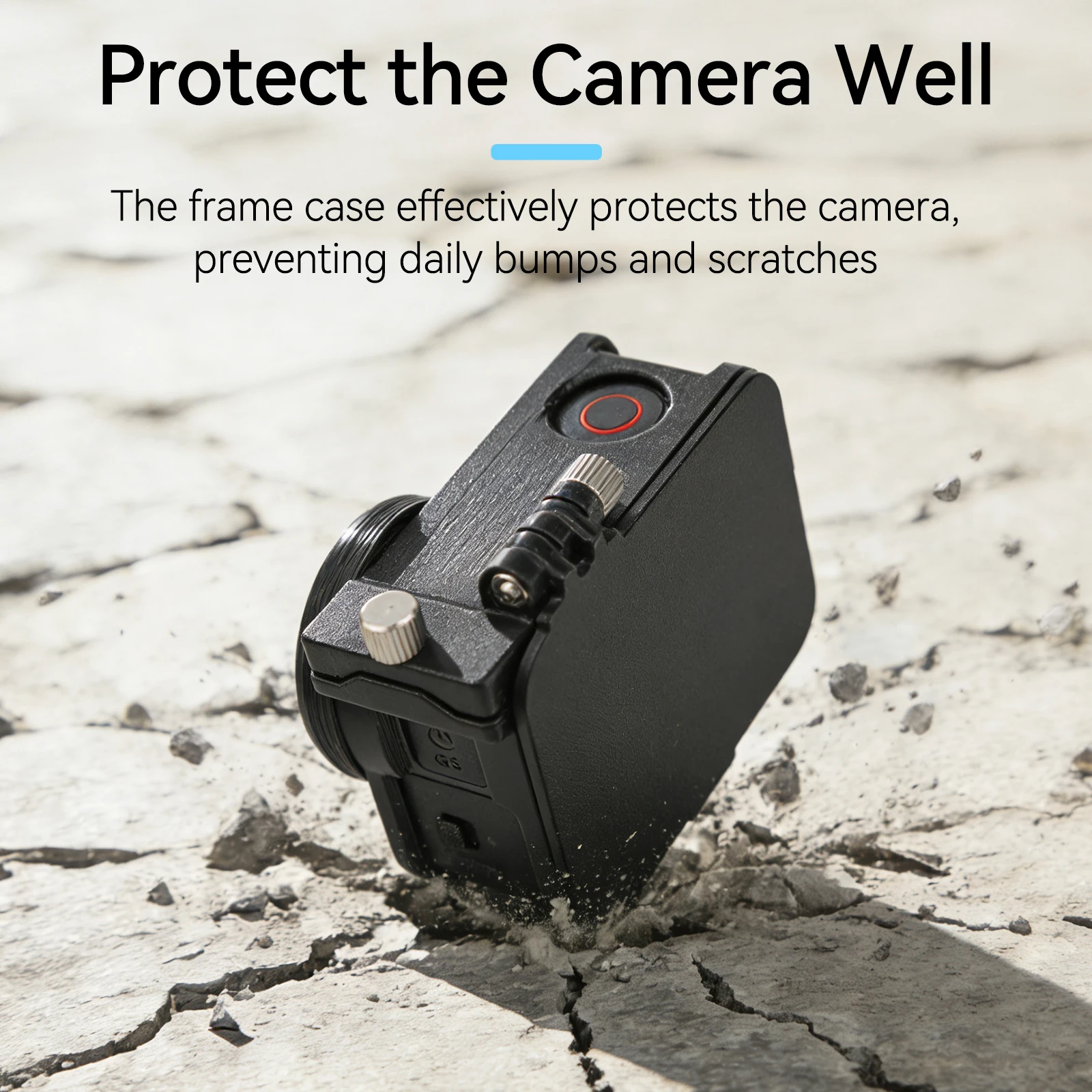 

Sunshade Rabbit Cage Frame Case for DJI Action 6 Foldable Expansion Mount for DJI Action 6 Action Camera Accessories