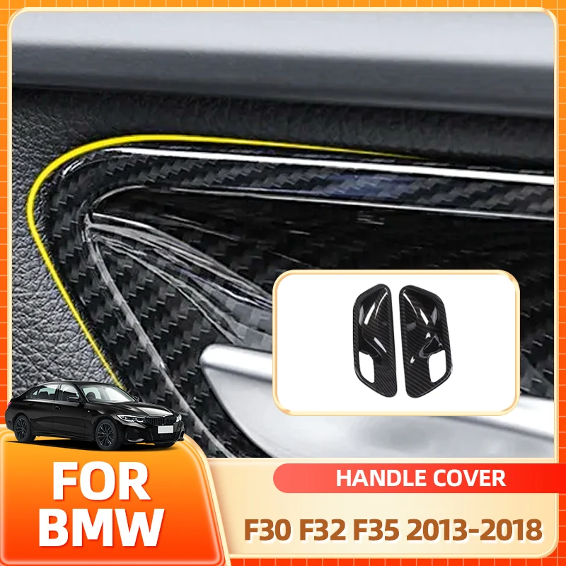 

Держатель для очков, популярный для BMW 3, 4 серии, углеродное волокно, АБС-пластик, внутренняя дверная ручка, крышка чаши, отделка F30 F32 F35 2013-2018 автомобиля