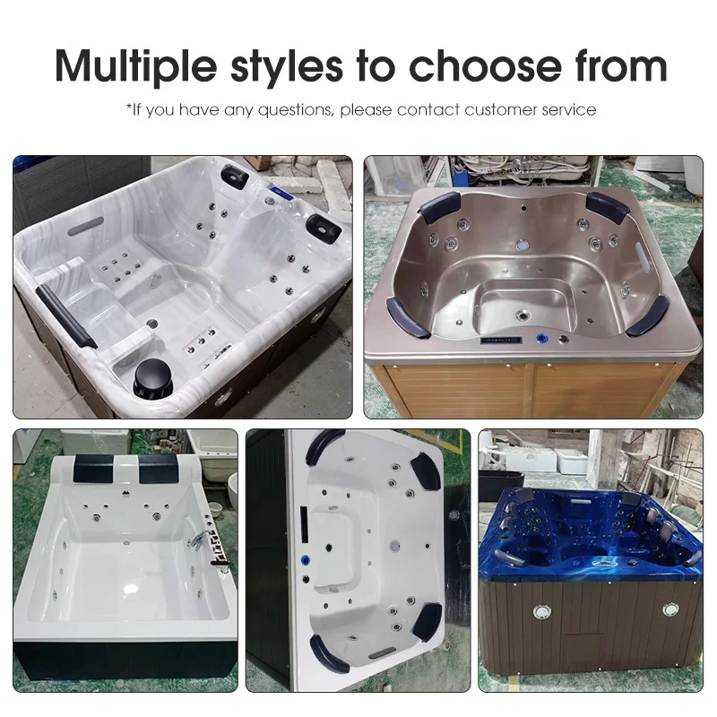 Large Size Spa Hot Tub Massage Bath Tub for 8 Peoples whirlpool Spa Tubs Outdoor Spa Jacuzzis view 4