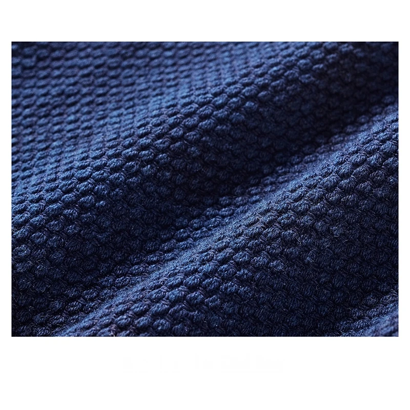 헤비 웨이트 인디고 재킷 남성용 가을 겨울 일본 빈티지 워크웨어 툴링 재킷 블루 염색 켄도 원단 프렌치 코트