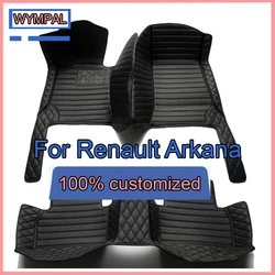 Car Floor Mats For Renault Arkana Samsung XM3 2020 2021 2022 2023 5seat Waterproof Pads Car Mats Carpet Car Accessories