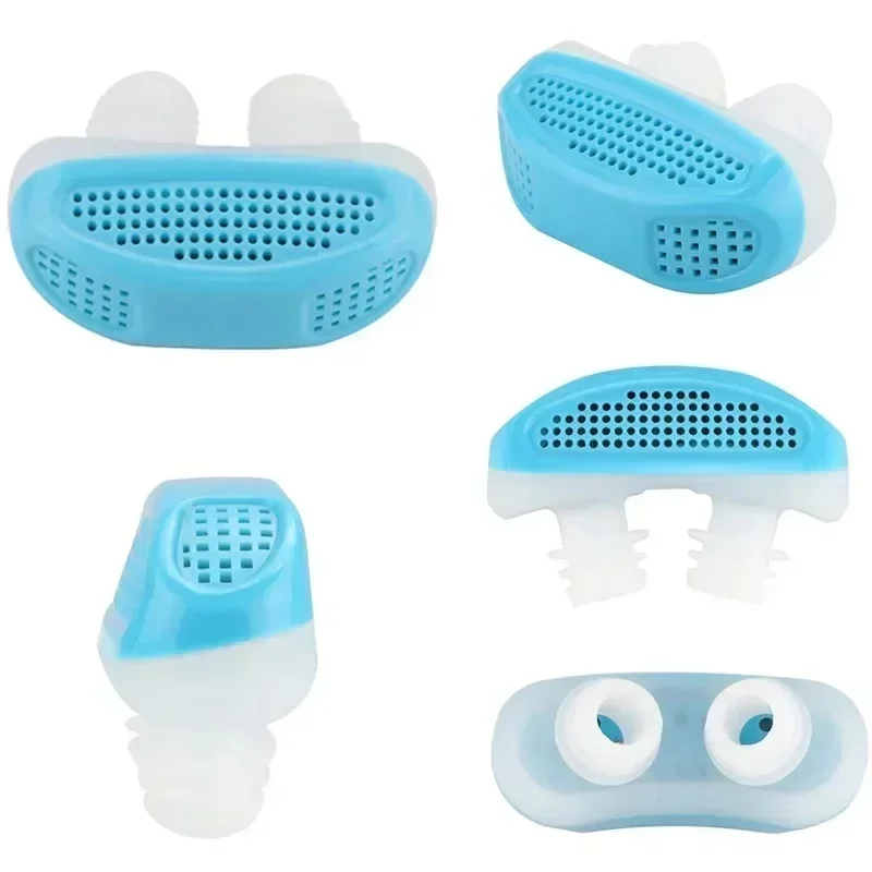1-5Pcs Silicone Anti Snore Device Nasal Dilators Apnea Sleep Aid Stop Snoring Stopper Nose Clip Anti-Snore Clean Air Purifier
