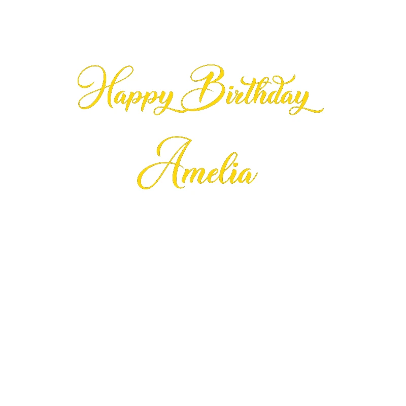 Happy Birthday Sign Vinyl Wall Board Sticker Parties Anniversaire Personalized Home Decoration Custom Kids Name Wall Art Decals