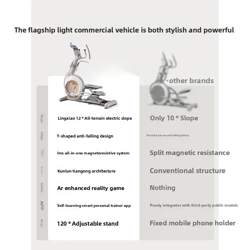 Elliptical K60 Home Silent Spacewalker Smart Gym Stepping Commercial Sports Equipment