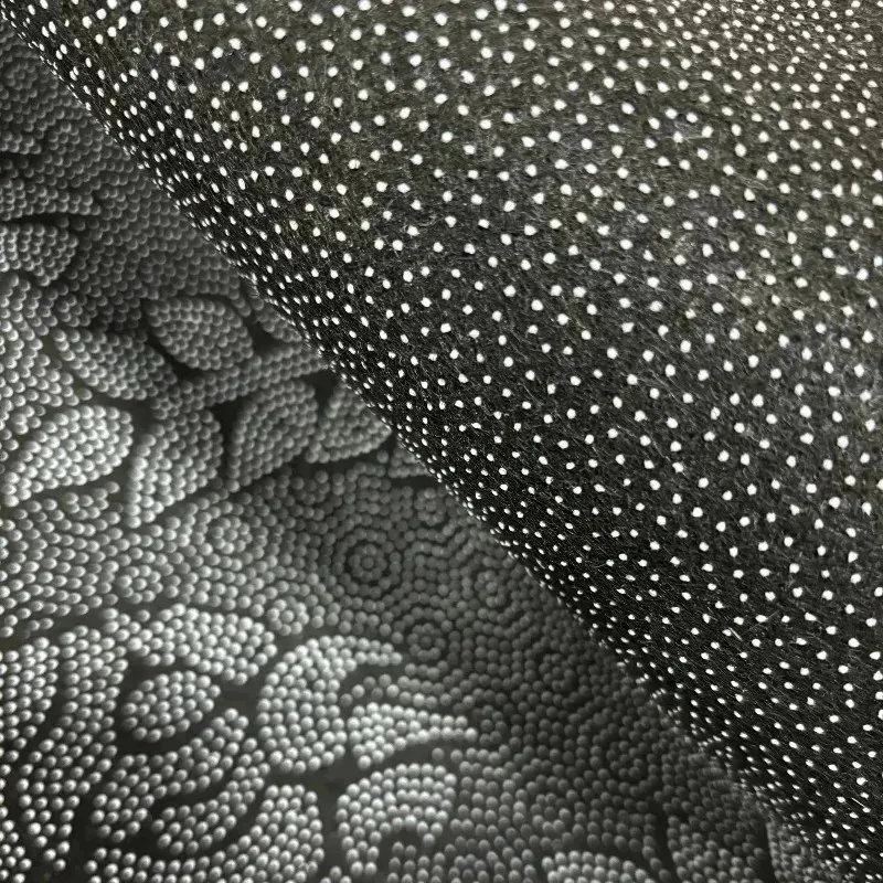 Kreativer Koi-Fisch & Lotus Unregelmäßig Geformter Teppich Retro-Kunst Plüsch-Bettvorleger Modischer Luxusteppich für Flur und Wohnzimmer – Detail 6