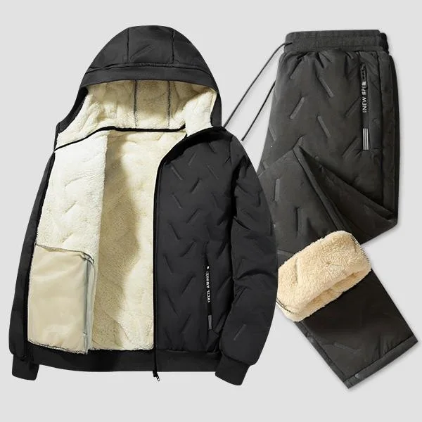 

Warm Cotton Jacket for Men Hooded Winter Coat Couples Outdoor Wear Resistance to Wear Long Style Thin Fill Material