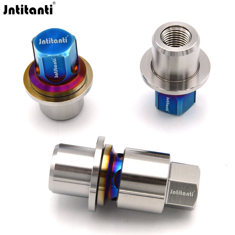 

Jntitanti 10.9 grade Gr.5 titanium Anti-theft Custom color wheel nut lug M12*1.5*40mm for Toyota Lexus Jaguar