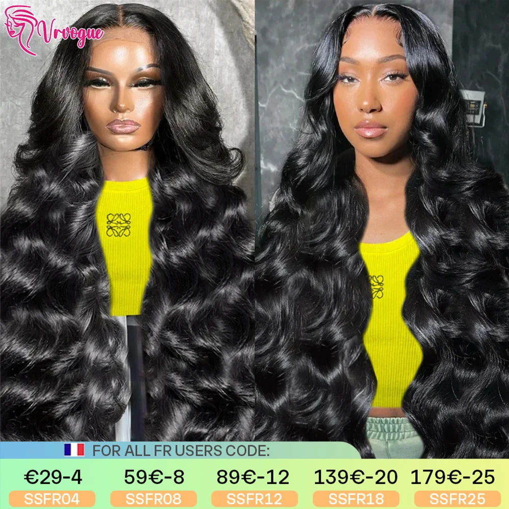 13x4 HD Lace Front Body Wave Human Hair Wigs Pre Plucked 13x6 HD Lace Frontal Wig 4x4 5x5 Lace Closure Glueless Wigs for Women