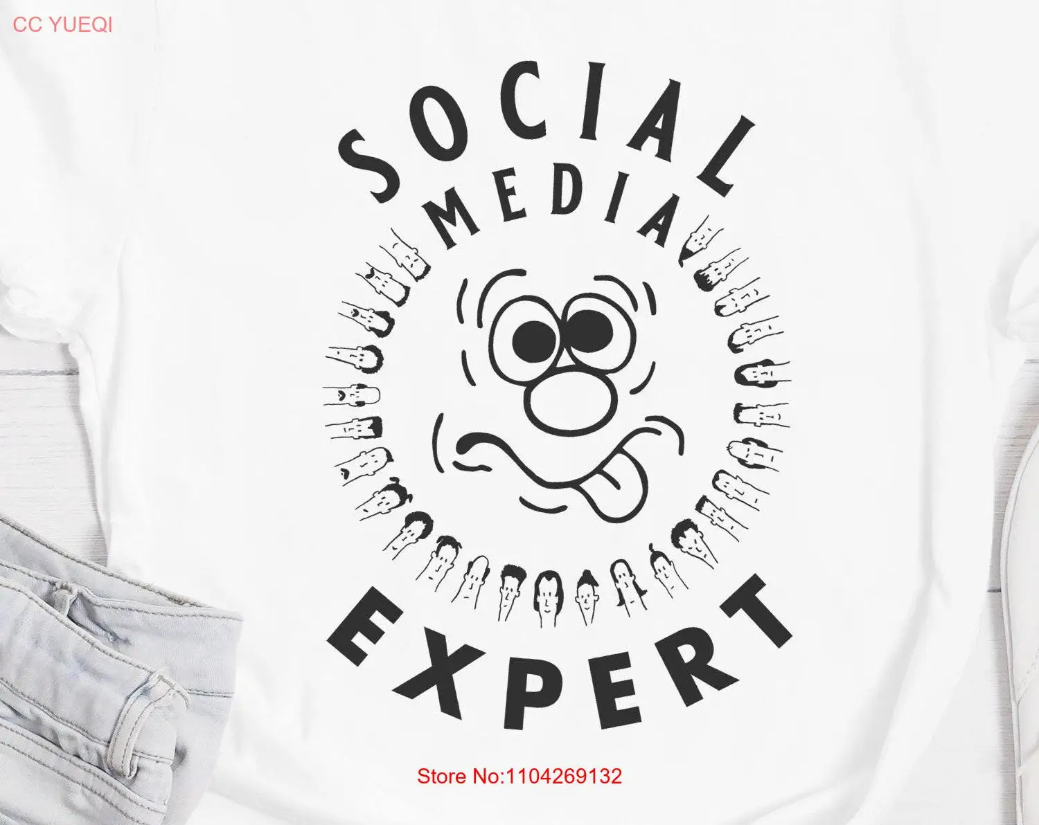 Social Media Expert T Shirt s for Mom Management Funny Work From Home Tracker long or short sleeves