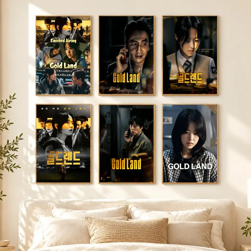 comic Gold Gamble Poster Poster HD Printing Cozy Nordic Style for Home Decor for Living Room Bedroom Cafe Gift