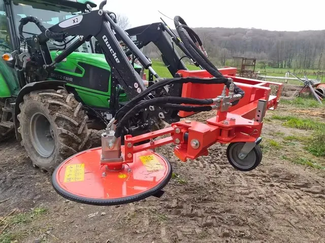 Tractor Hydraulic Verge Flail Mower with Side Shift for Ditch Bank Orchard Grass Cutting