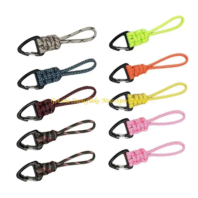 E56D 10LOTS CARABINER مفاتيح مفاتيح عالية القوة المظلات الملونة carabiner carabiner