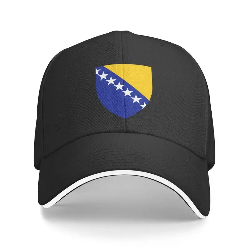 Classic Coat Of Arms Of Bosnia And Herzegovina Baseball Cap Women Men Breathable Dad Hat Performance