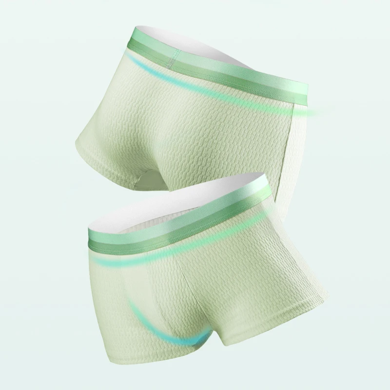 

5PCS Men's pure cotton underwear Men's boxer shorts Thin styles for summer Trendy Suitable for men's sports