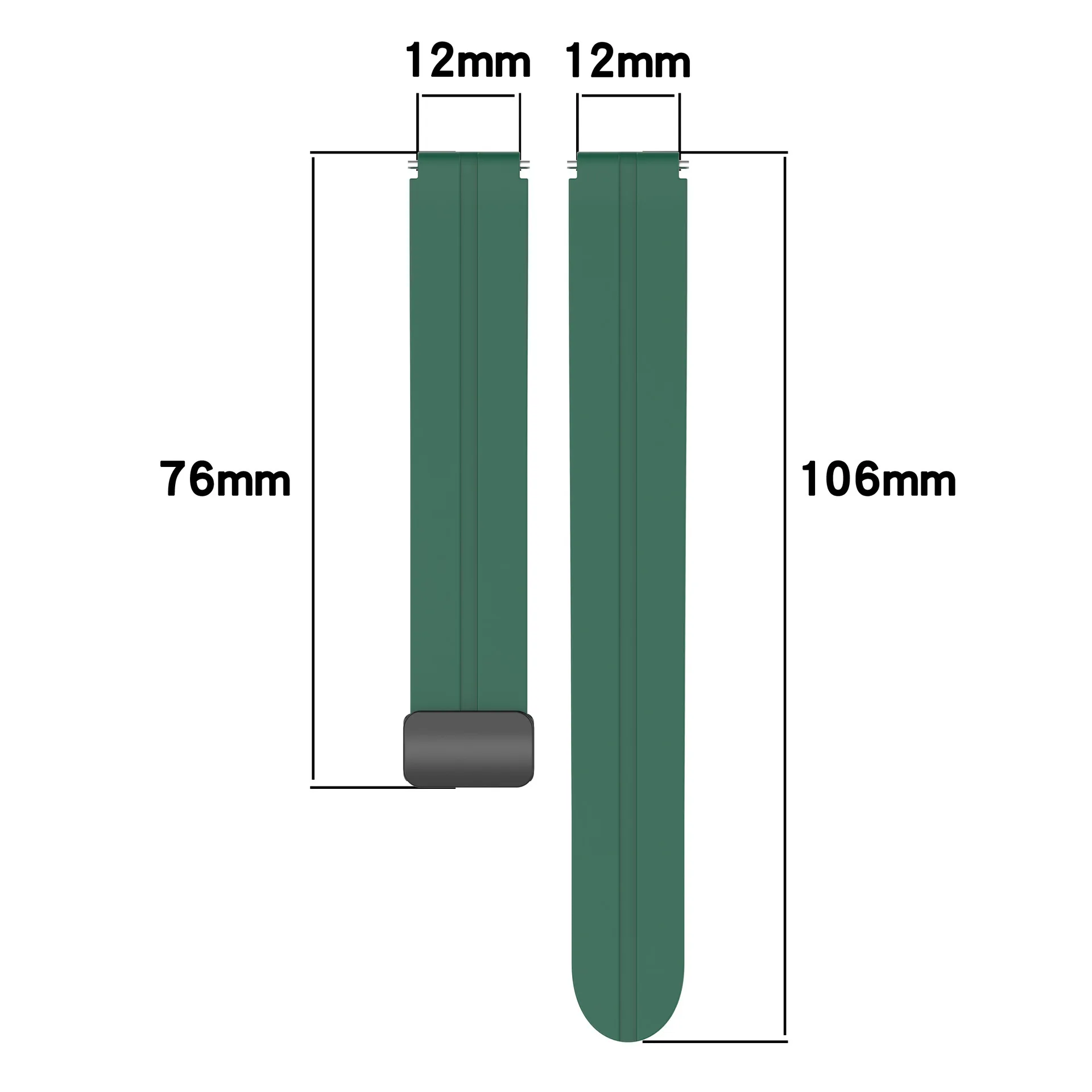 화웨이 밴드 10 9 8용 실리콘 마그네틱 버클 손목밴드, 화웨이 밴드 7 스포츠 워치밴드용 교체 가능한 팔찌