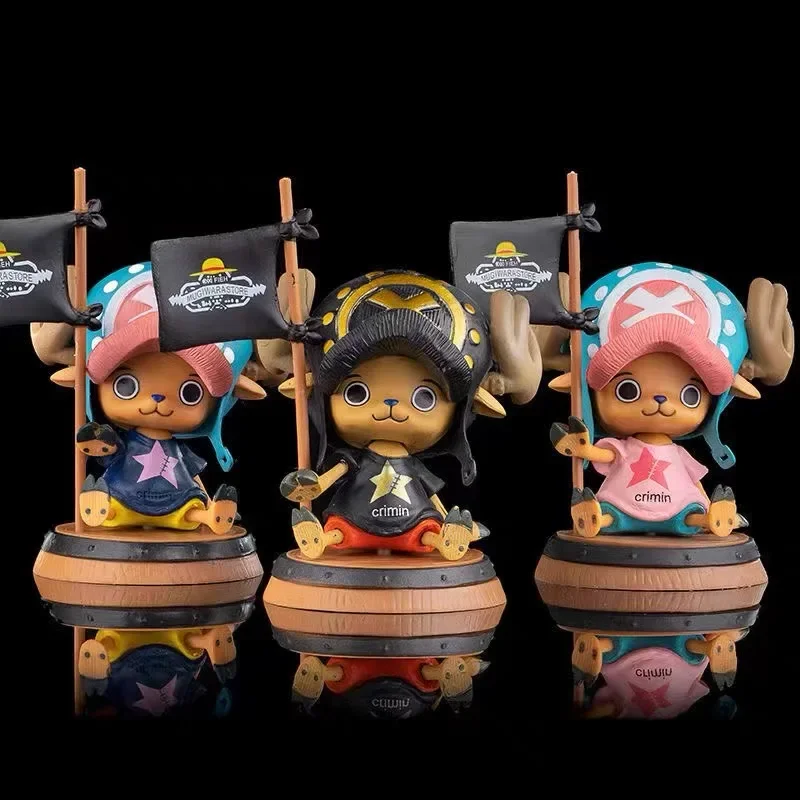 One Piece Figure Anime Chopper Action Figurine Collection Toy Model Ornaments Children Gift Car Decoration 9cm