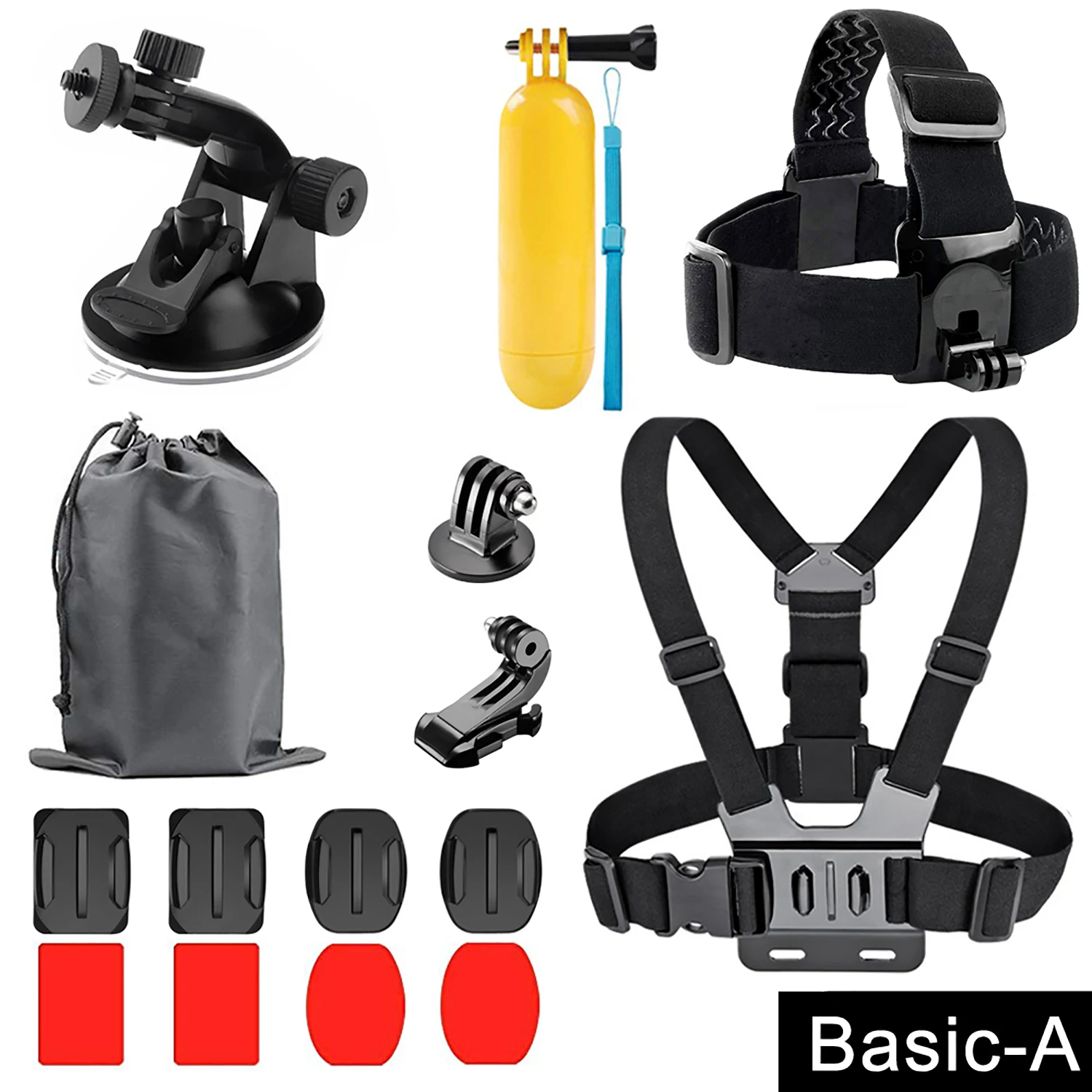 طقم ملحقات كاميرا الحركة لـ GoPro 11 10 9 8 7 Insta360 X3 X2 Dji oomo Action شاومي Yi الرياضة ملحقات الكاميرا مجموعة