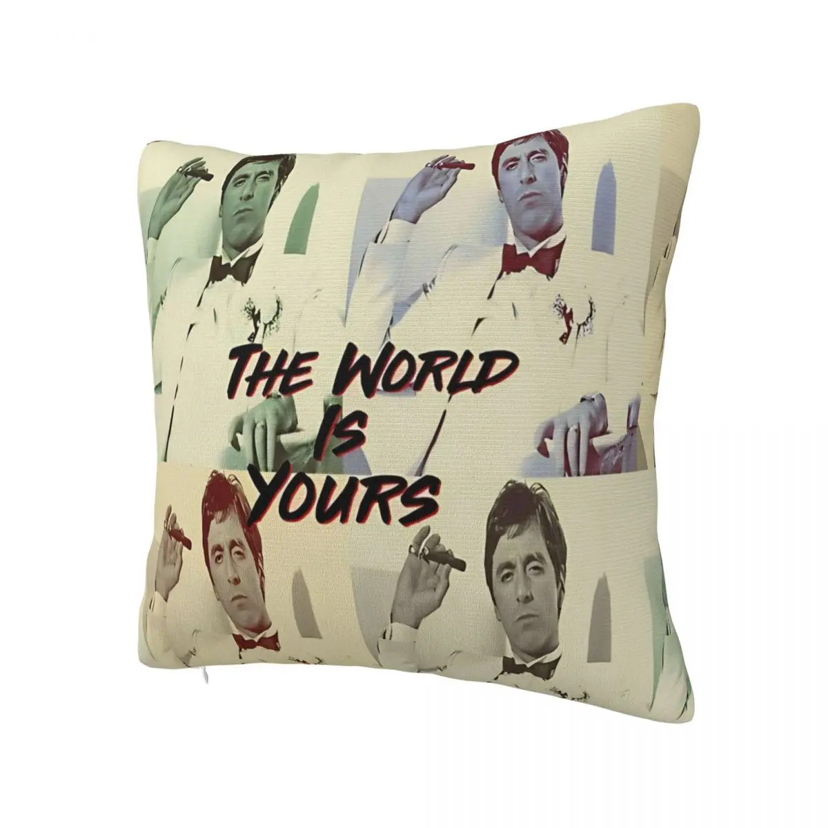 Pillow Cover Movie Scarface Pattern Cushion Cover Fashion Pillow Case For Sofa Car Home Decor Pillowcases