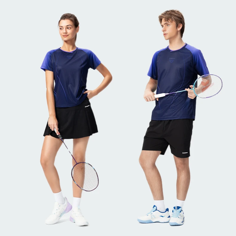 Kawasaki Badminton Clothing Match Series Professional Sports T-shirt Quick-drying Refreshing T shirt Man Woman K1C02-C1042