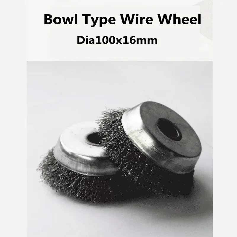 5PCS Bowl type wire wheel For angle grinder rust removal and polishing wire brush Electric hand grinder grinding wheel brush