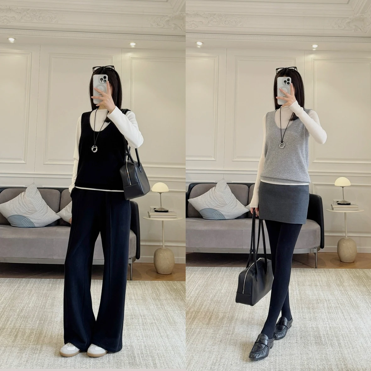 

Вязаный жилет из 100% чистого кашемира серии Kangsene Atlas Camere, модный, для повседневной носки, на осень-зиму