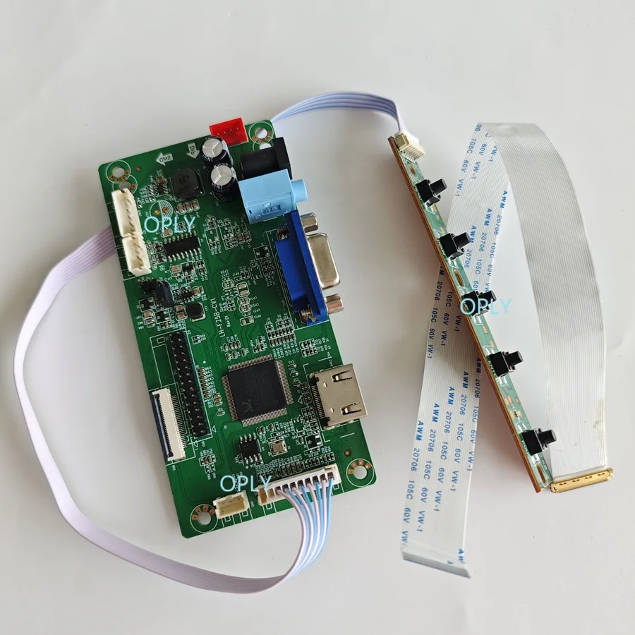 

Плата контроллера VGA, совместимая с HDMI, для N173HGE-E11 N173HGE-E21 N173HGE-E23, 1920X1080, 17,3-дюймовый экран, светодиодная панель, монитор, DIY