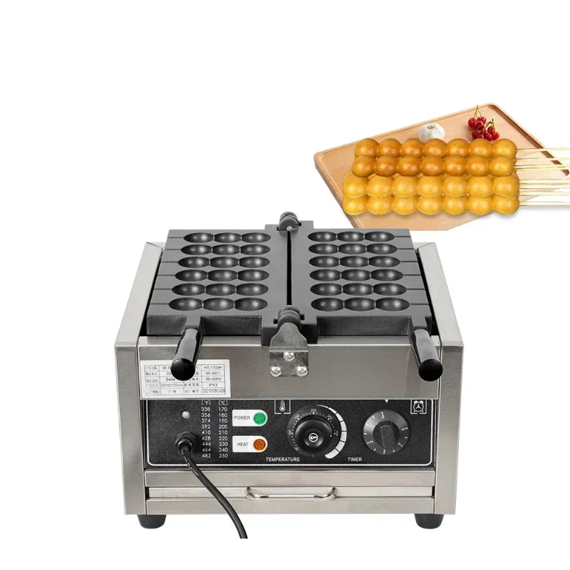 Suitable for mini waffle machine, octopus braised bubble string waffle stick machine