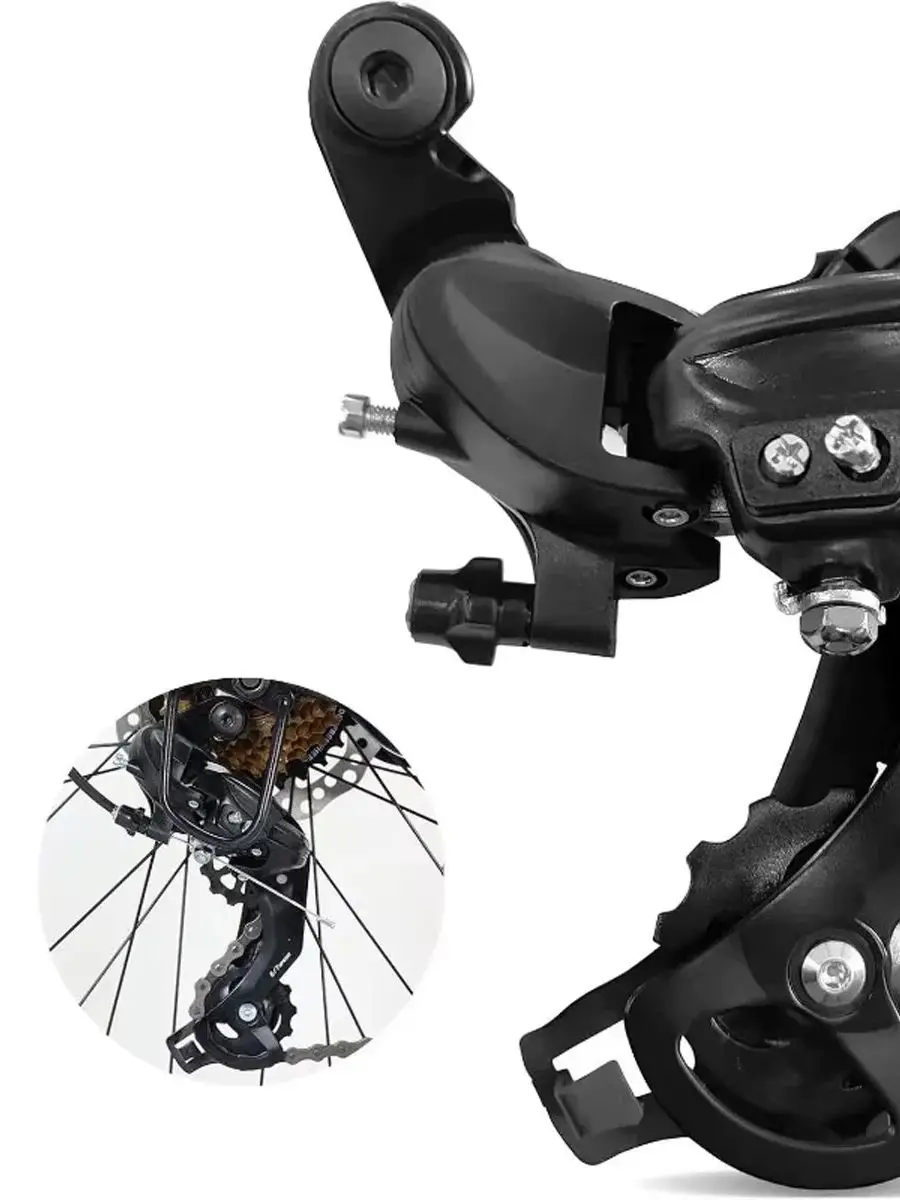 AliExpress pinmoap PINMOAP 6/7 Speed Rear Derailleur MTB Mountain Bicycle Parts Bike Rear Derailleur Original Parts Transmission Eye Shift RD-TY300