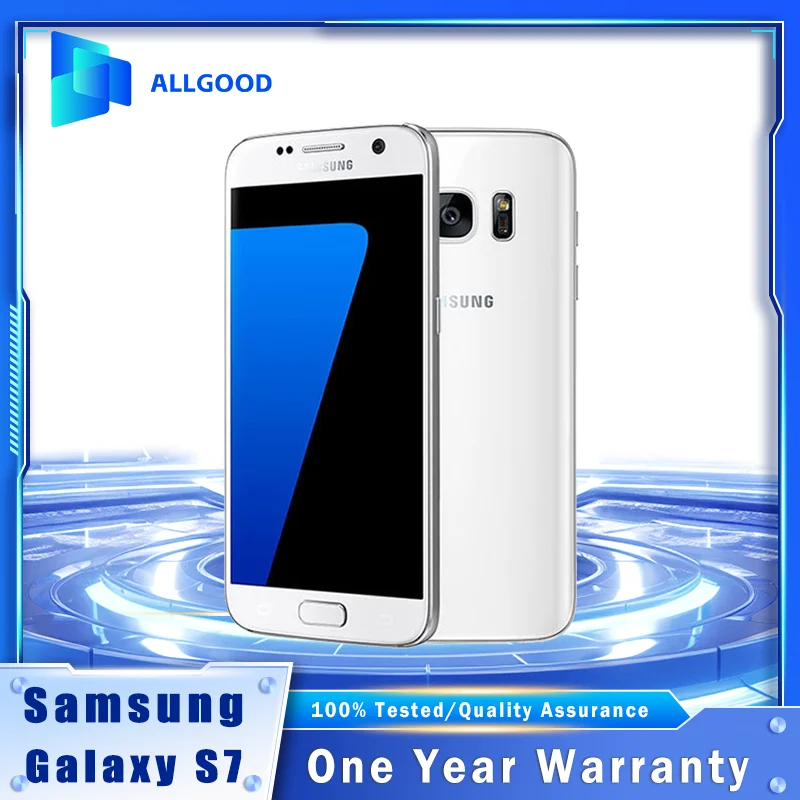 Оригинальный смартфон Samsung Galaxy S7 G930F G930A с 5,1-дюймовым 2K Super AMOLED экраном, 4 ГБ оперативной памяти, 32 ГБ встроенной памяти, процессором Exynos 8890 Octa-Core, Android.