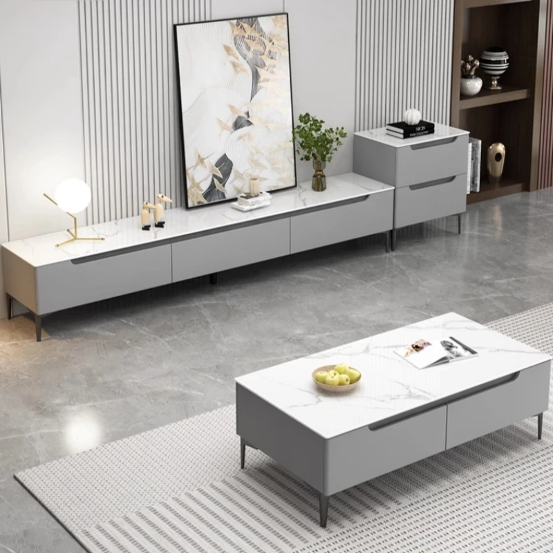

TV stand Home living room small-sized bedroom floor cabinet Ground mounted rock panel TV cabinet soportes de televisión