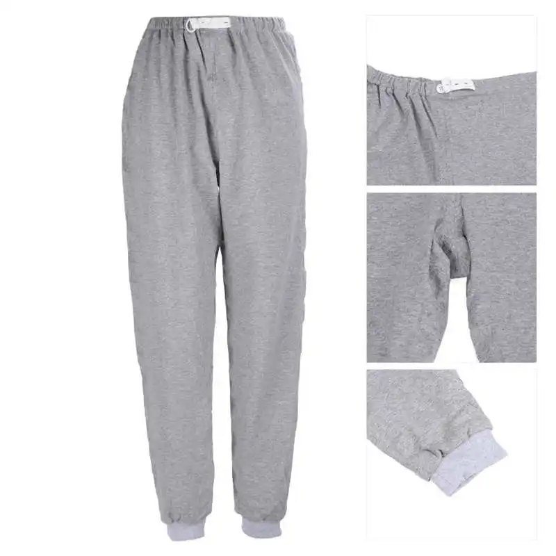 Брюки для пожилых недержание мочи, водонепроницаемые хлопковые подгузники для пожилых, брюки для паралича и недержания мочи для пожилых людей